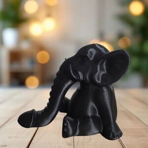 Elephant Figurine 4” Novelty Desk Decor Cute Gift